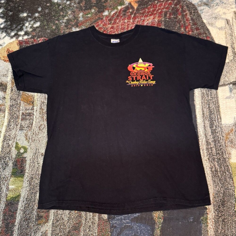 George Strait Concert Shirt Americana Country Music Nashville Western Size L